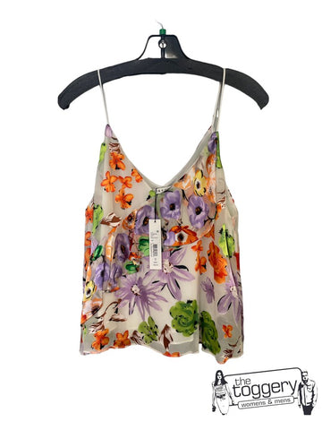 NWT floral tank - s