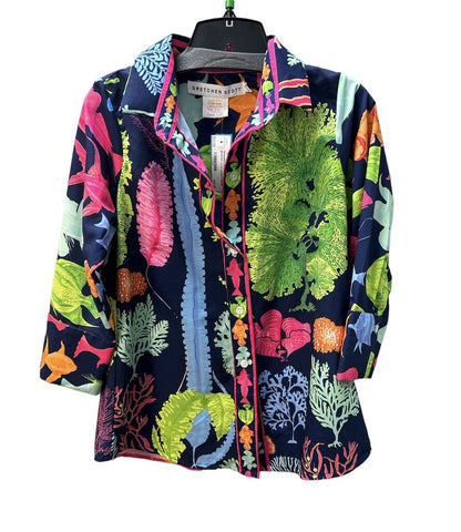 Printed Blouse - Size Small
