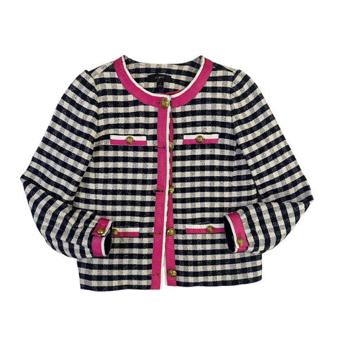 striped blazer - 4