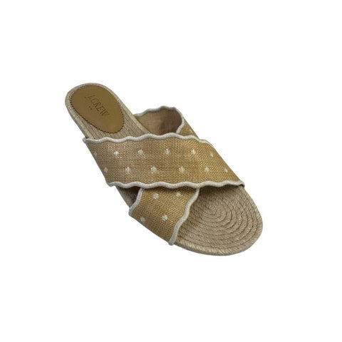 criss cross dotted sandals - 8