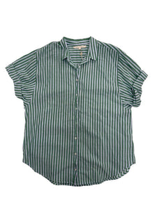 striped button down
