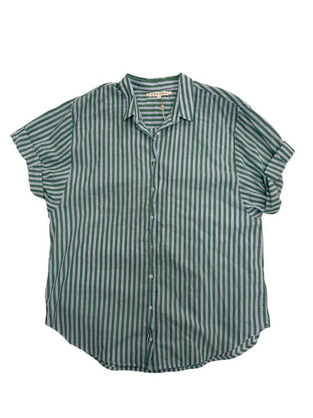 striped button down