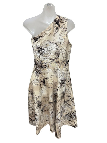 floral one shoulder