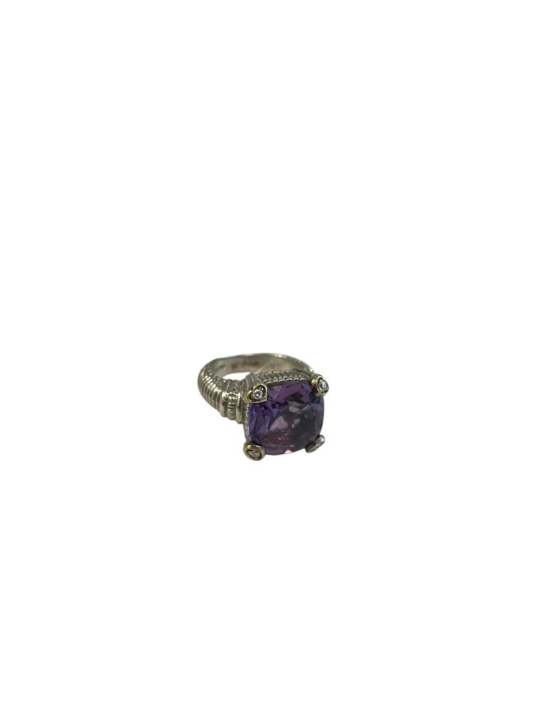 amethyst/diamonds