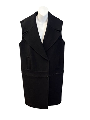 long wool vest