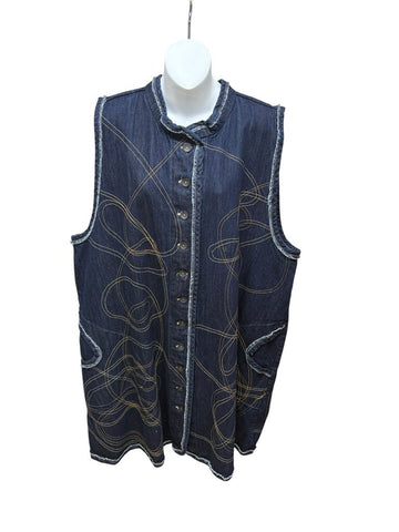 denim vest
