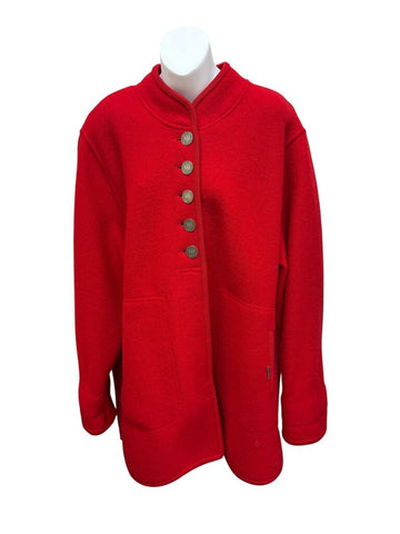 long coat, silver buttons