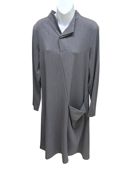solid big pocket dress