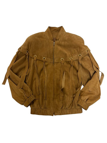 suede fringe jacket