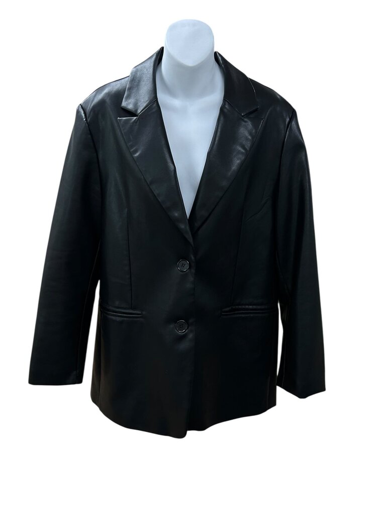 blazer/pleather
