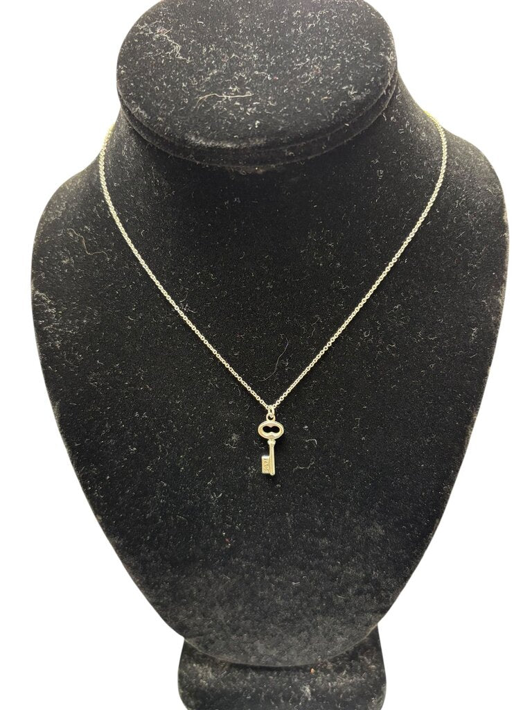 tiny key necklace