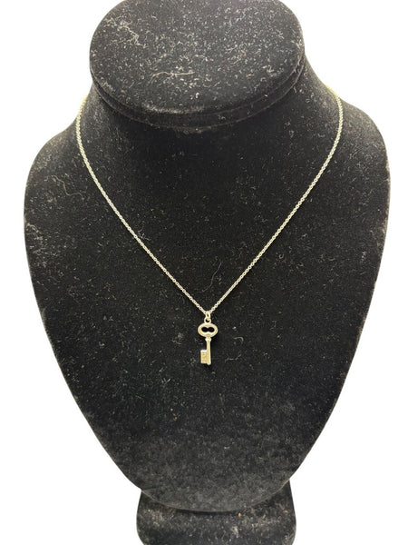 tiny key necklace