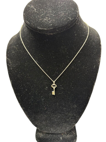 tiny key necklace