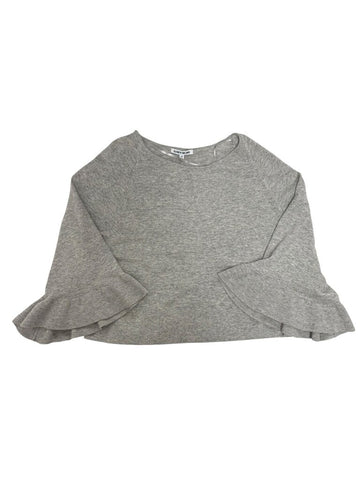 wide ruffle cuff sweater