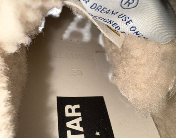 shearling mule sneakers
