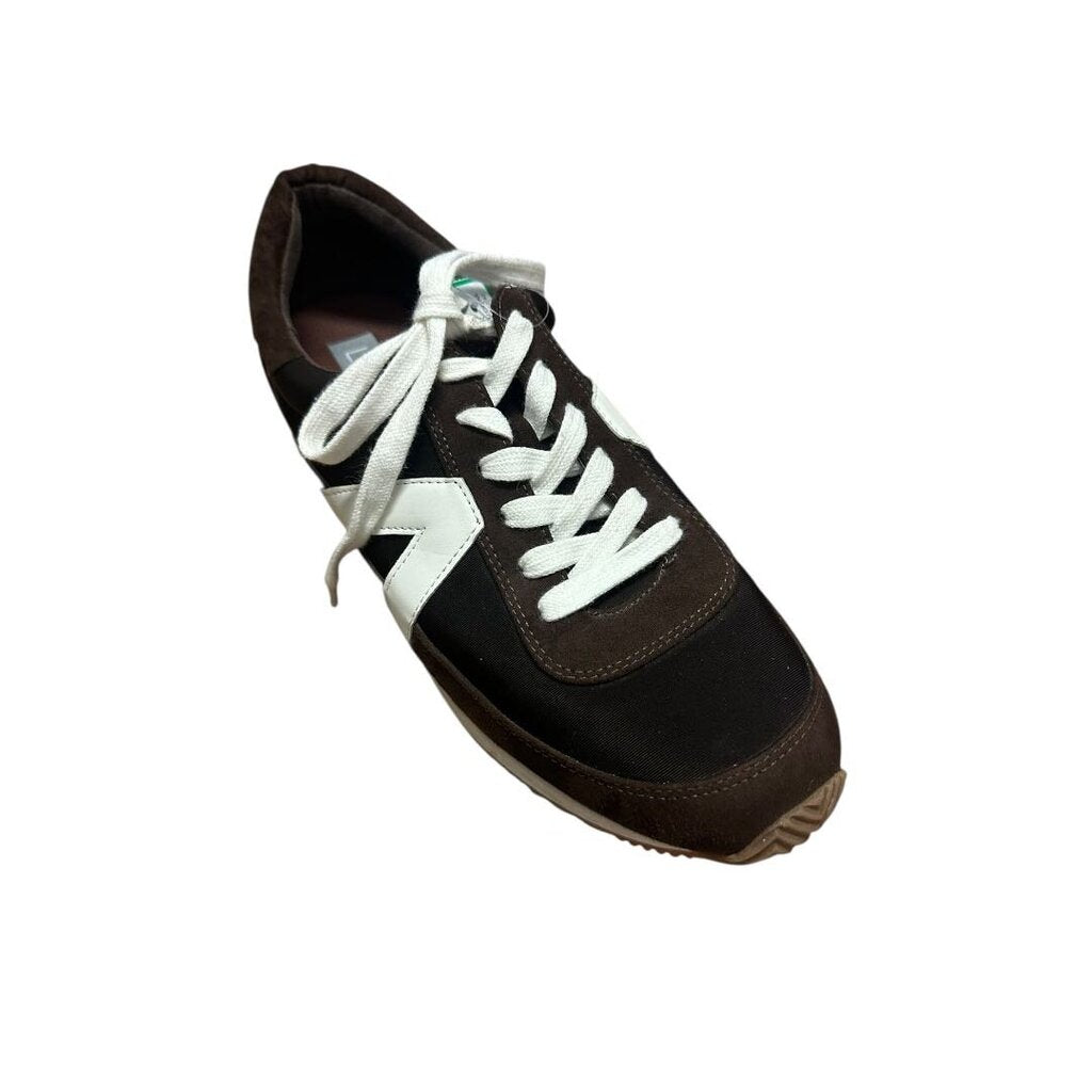 suede/nylon sneakers