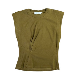 ruched shoulder pad