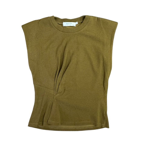 ruched shoulder pad