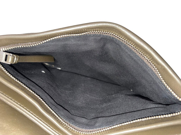 puffer leather crossbody