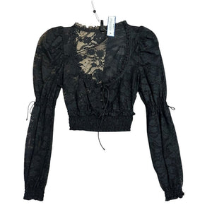 lacy crop top