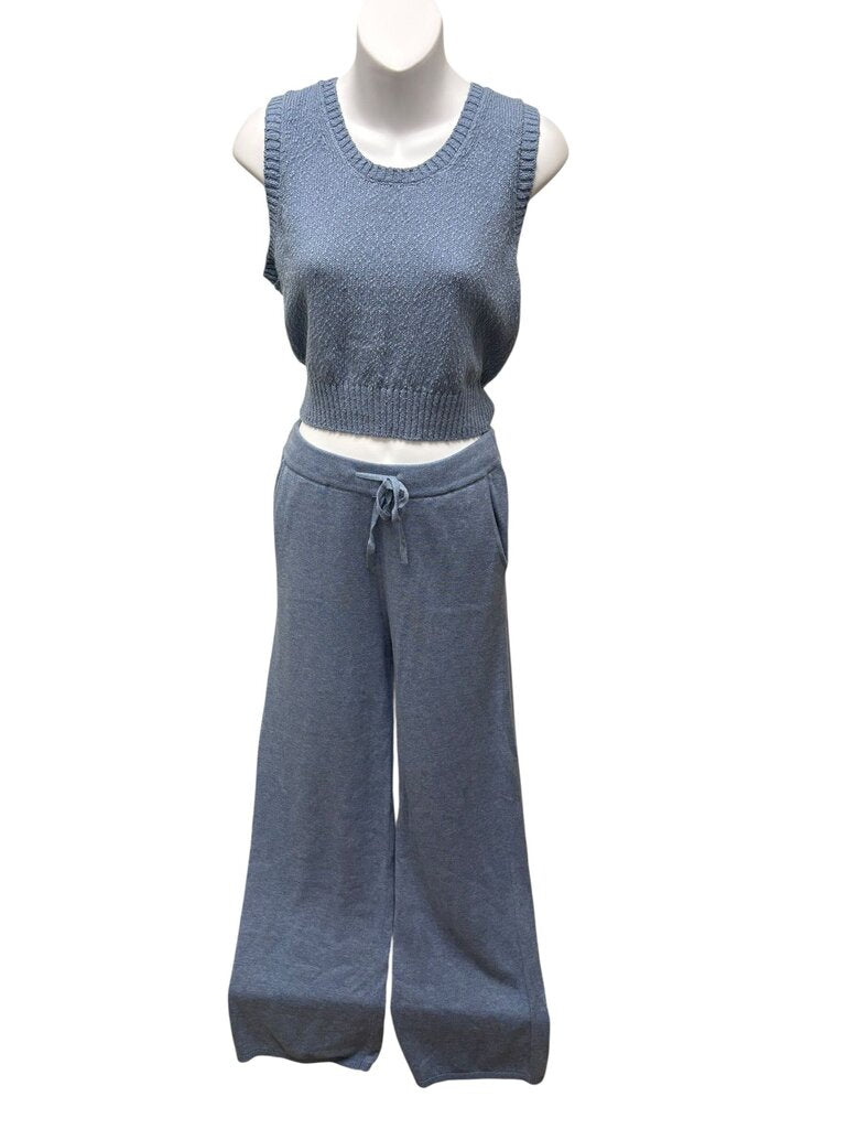 knit vest/joggers