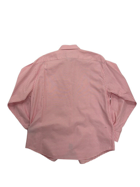 gingham button down