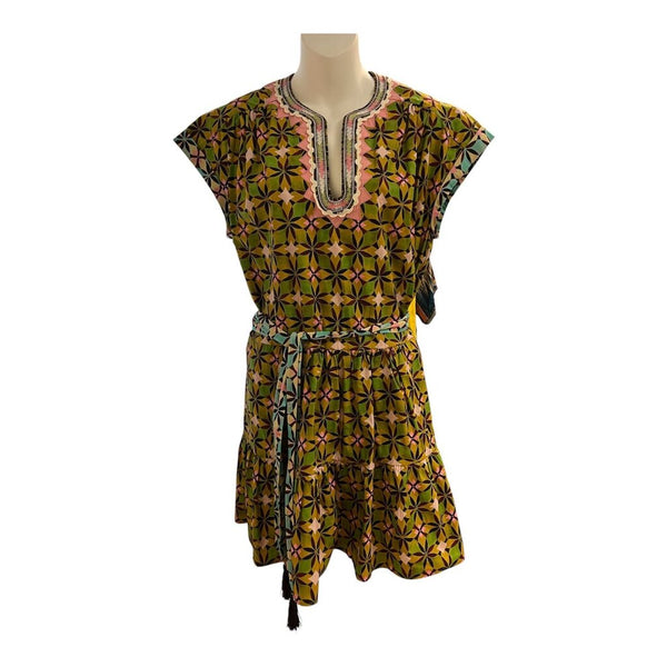 pattern notch tie waist