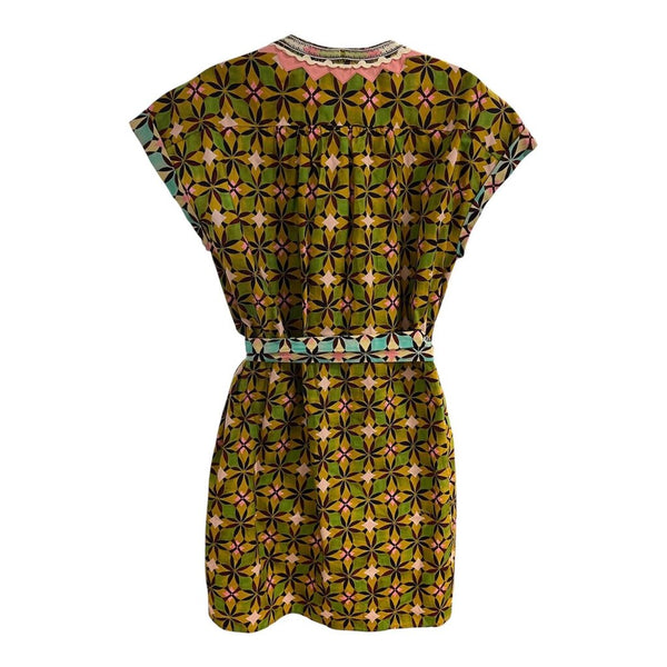 pattern notch tie waist