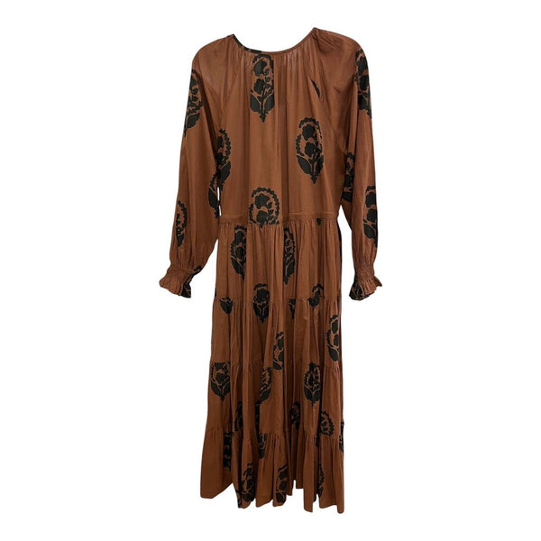 pattern tassels maxi