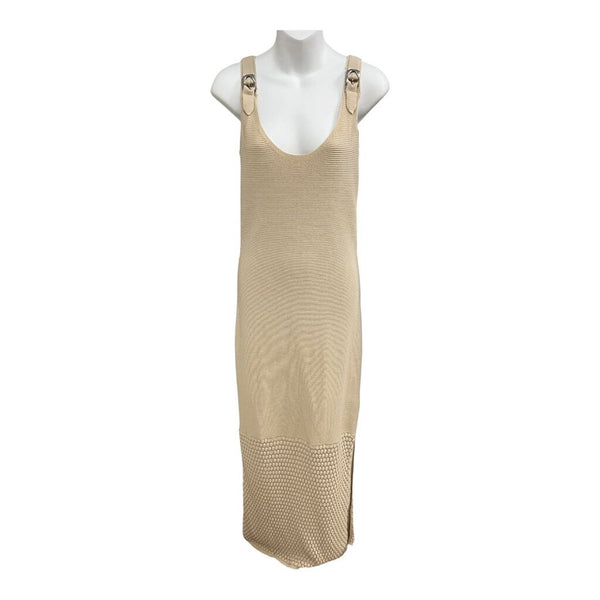 textured knit maxi dres