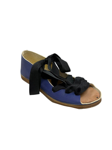ribbon laces leather shoes