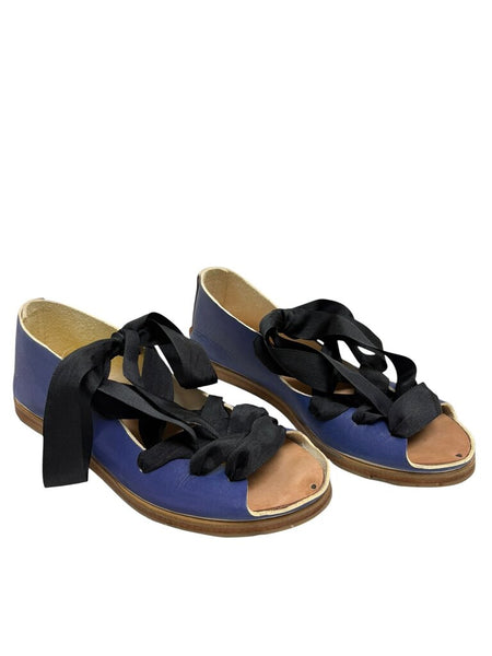 ribbon laces leather shoes
