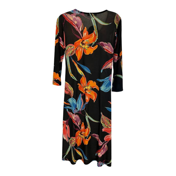 floral slit dress
