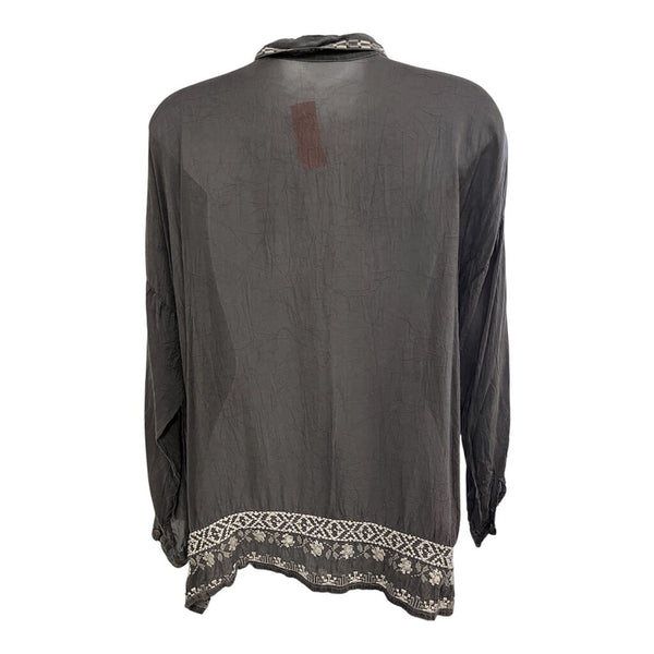 floral embroider blouse