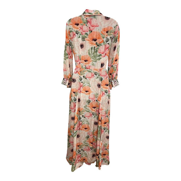 floral buttons maxi