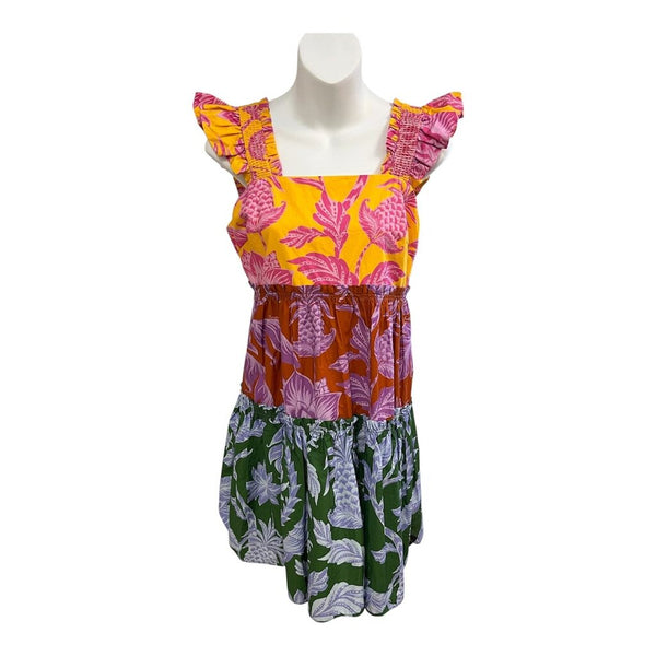 tropical swing dress