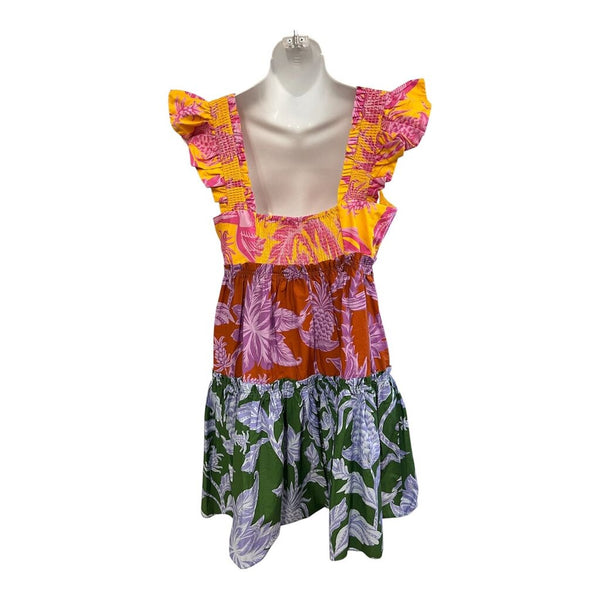 tropical swing dress
