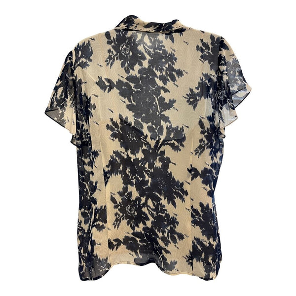 silk pattern bow top