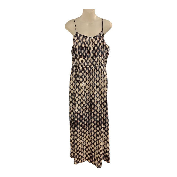 printed maxi dress