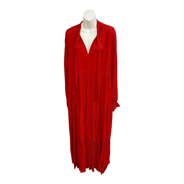 tiered maxi dress