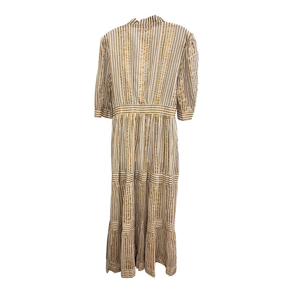 pinstriped maxi