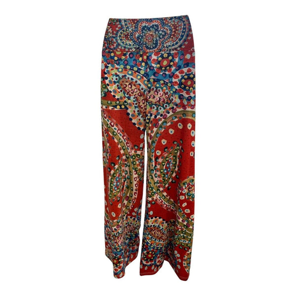 printed bell bottoms