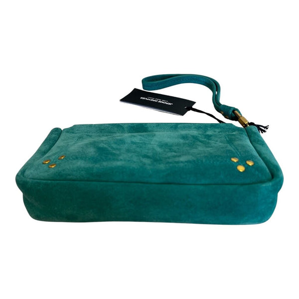 suede wristlet