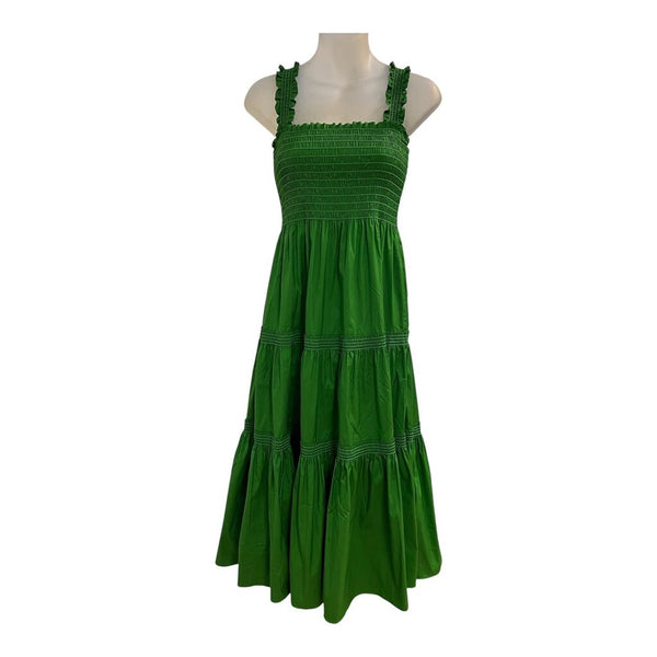 ruched midi dress