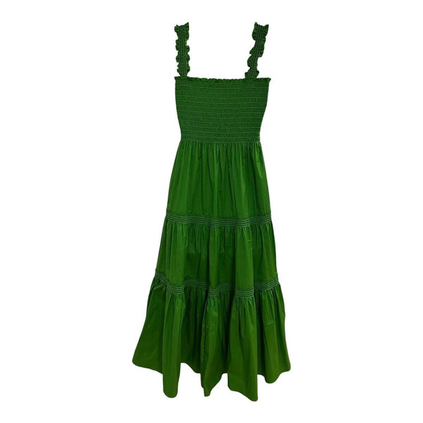 ruched midi dress