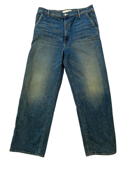 wide hi rise jeans