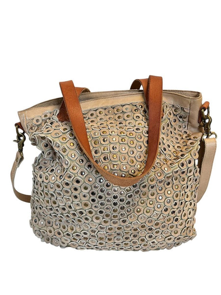 studded leather bag