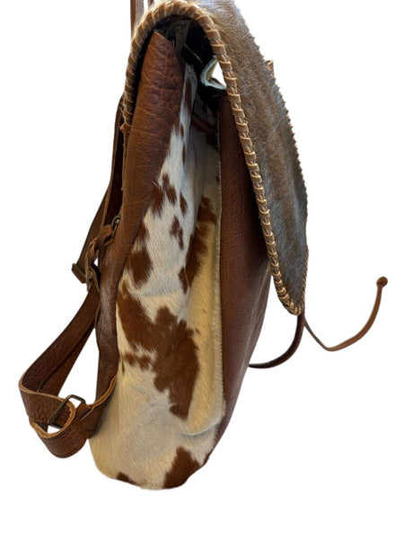 cowhide backpack