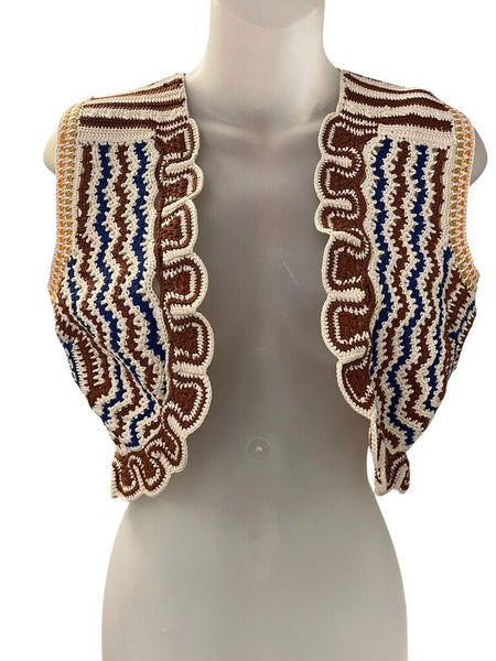 NWT crochet vest