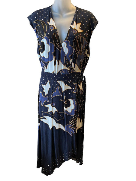 floral print wrap dress